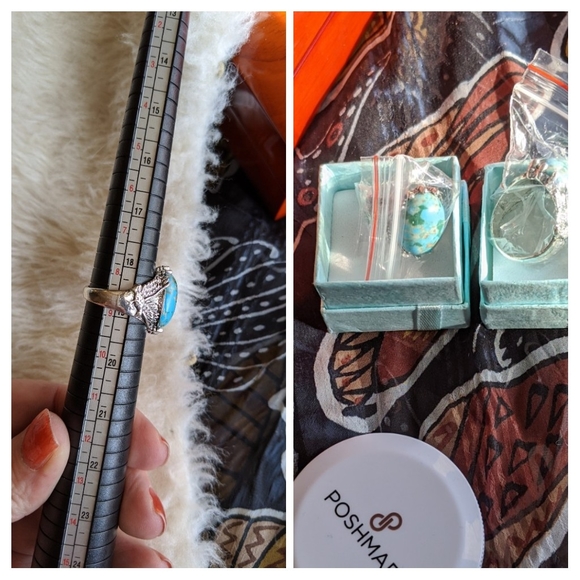 Stone 🎉HP🎉Turquoise Ring - Picture 4 of 8